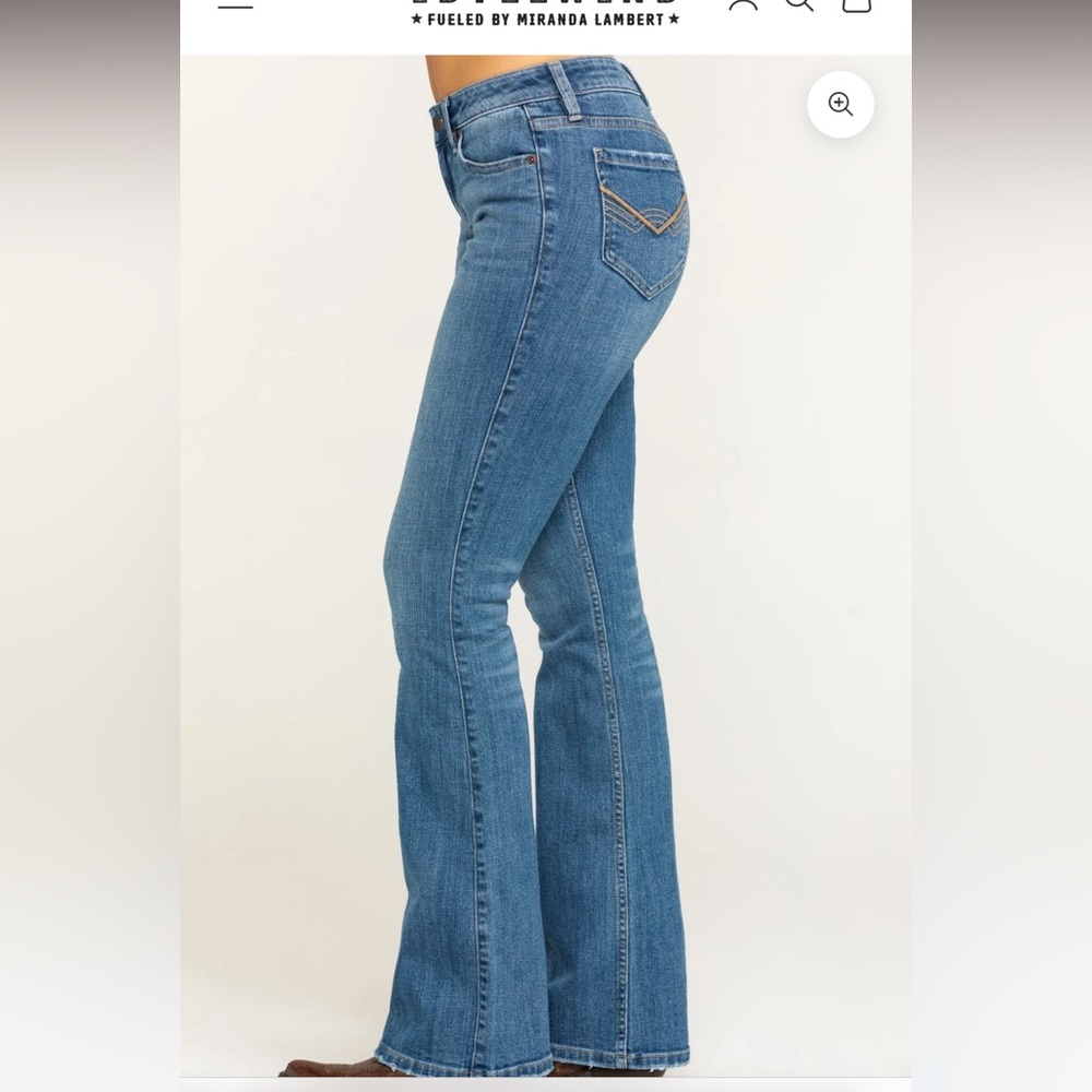 Idyllwind Blue Flare Jeans 14W x 34L